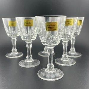 Vintage, Verrerie D'Arques France, Liqueur/Cordial Glasses Palmes by Luminarc